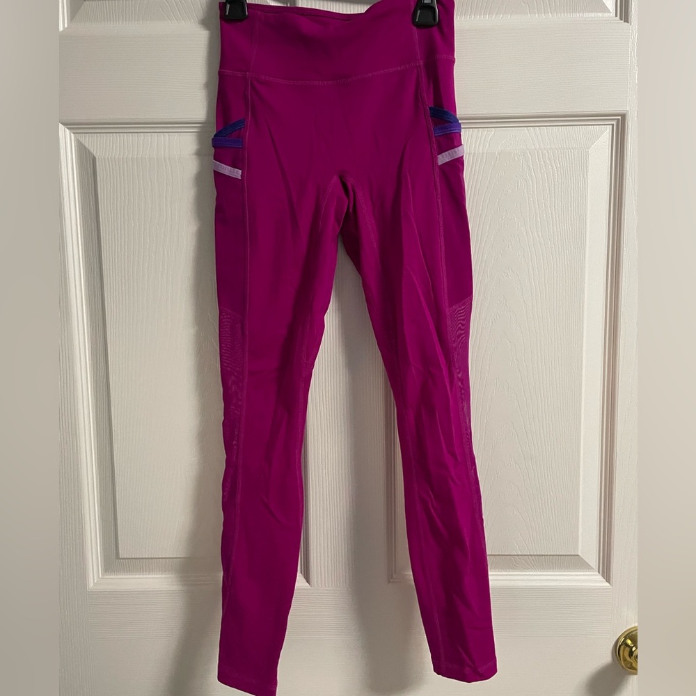 Fabletics Motion365 XXS Magenta Leggings